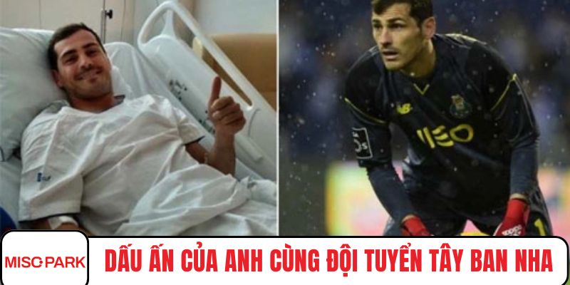 Dấu ấn của anh cùng đội tuyển Tây Ban Nha